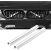 AggAuto Inserto griglia anteriore bianco AggAuto, inserti griglia a strisce per BMW F20 F30 2011-2021,328i/320i/335i/428i, accessori griglia per BMW 1/2/3/4/5 serie F21/F22/F23/F45/F31/F33/F36