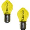 cyclingcolors 2x lampadina 6V 25/25W BA20D giallo lampadine faro moto ciclomotore auto