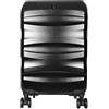 Juventus 133230 Juve, Bagaglio A Mano Unisex Adulto, Nero, 34x22x55 cm
