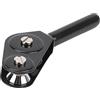 SPYMINNPOO Anelli Guida Canna da Pesca, Punta Guida Canna da Pesca a Doppio Rullo Anelli Guida Canna Punte Guida Canna Strumento per Pesca a Traina(6.0mm)