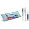 Pentel BLN75KW Energel Kawaii scatto 0,5 mm inchiostro blu & 2 pz (texture varie kawaii) & 2 Refill blu in omaggio