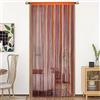 HSYLYM String Tenda per porte Decorazioni per finestre Divisorio Decorazioni per stanze Tenda singola per finestra 90x200cm Multicolore