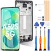 ARSSLY Schermo per Samsung Galaxy A52s 5G SM-A528B SM-A528B/DS LCD Display Touch Digitizer Vetro Assembly di Ricambio Sostituzione con Strumenti (Nero con Cornice)