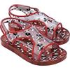 melissa Mini Acqua + Mickey Mouse Inf, Sandali Bassi, Rosso, 35 EU