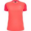 Macron Run Start SCD Rita T-Shirt PRNT NCOR/DNCOR SS Wmn, Donna, Corallo, L