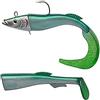 Berkley PowerBait Power Sandeel - Esca Softbait in acqua salata per basso, merluzzo carbonaro, E91, Leng e Labbro - Paddle Tail & Curl Tail incluso