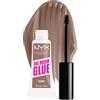 NYX PROFESSIONAL MAKEUP Gel Sopracciglia Brow Glue, Istantaneo, Per Un Look Laminato, The Brow Glue, Taupe, 5 g, Confezione da 1