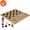 Boooh.it GIOCO DELLA DAMA CON SCACCHIERA E PEDINE IN LEGNO - SCATOLA GRANDE 28,5 X 28,5 cm | IDEA REGALO
