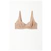 Tezenis Reggiseno Balconcino Non Imbottito In Pizzo Riciclato Paris Donna Naturale
