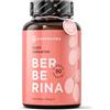 VIVAPHARMA Berberina - 90 cps Alto Dosaggio 500 mg - Favorisce Regolare Funzione Epatica e Cardiovascolare - Berberina hcl 500 mg