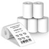 Phomemo M220 Carta Termica Per Etichette Per Stampanti | Compatibile Con M220 M250 M221 M120 M150 M108 M110 M421 Stampante per Etichette, 50x80mm, 100 pezzi per rotolo (6 Rotoli)