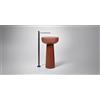 Antonio Lupi - Lavabo tondo Cristalmood [diametro 48 cm] con base - ALBUME10 + ALBUME 20