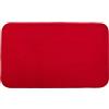 Gözze - Tappetino da Bagno Antiscivolo Premium, RIO, 100% Microfibra, 100% Microfibra, 50 x 70 cm - Rosso