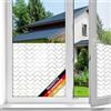 d-c-fix pellicola per finestra Chester 45 cm x 1,5 mpellicola statica oscurante con motivo moderno per superfici in vetro - aderente, opaca, decorativa