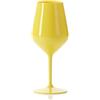 Gold Plast SPA Goldplast Calice Wine Cocktail Giallo 470cc in TRITAN - Set di 6 pezzi colorati. Infrangibile, Lavabile in lavastoviglie, Riutilizzabile e Riciclabile