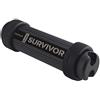Corsair Flash Survivor Stealth v2 Chiavetta da 64 GB con Interfaccia USB 3.0, Design Militare Rugged, Impermeabile Sino a 200 m, Nero