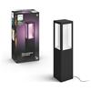 Philips Hue White and Color Ambiance Impress Piedistallo Smart per Esterni, 8W, Nero