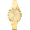 Calvin Klein Orologio Analogico al Quarzo da Donna Collezione CHARMING con Cinturino in Acciaio Inossidabile di Colore Dorato - 25200235