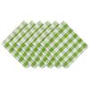DII, Set di tovaglioli a Scacchi, Collezione Tabletop, in 100% Cotone, Lavabili in Lavatrice, 50,8 x 50, 8 cm, Mela Verde, 6 Pezzi