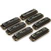 Fender Blues DeVille Harmonicas 7-Pack - With Case
