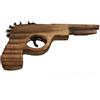 AnticaPorta Pistola in legno spara elastici 22 cm