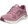 Skechers Arch Fit D'lux, Sneaker Donna, Rivestimento In Rete In Pelle Malva, 38 EU