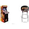 ARCADE1UP STREET FIGHTER LEGACY 14 GAMES Wifi ENABLED ARCADE MACHINE + STREET FIGHTER STOOL