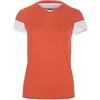 K-Swiss Canotta da Donna con Cappuccio a Maniche Corte, Donna, 191462-648-S, Colore: Rosso, S