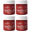 La Riche 4 x La Riche Directions Semi-Permanent Hair Color 100ml Tub (Poppy Red)