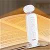 Gritin Luce Lampada da Lettura per Libro 7 LED, Luce per Lettura Libri a Letto Ricaricabile Portatile con Clip, 3 Temperatura Colorei, 5 Luminosità Regolabili per Studio, Lavoro a Maglia