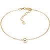 Elli Bracelet Ladies pendant Letter S Base in 925 Sterling Silver