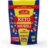 STELLA EVOLUZIONE ALIMENTARE Stella Keto Diet Muesli con Mandorle Bio | Low Carb | 29% High Protein | Low Sugar | High Fiber | Dieta Chetogenica | Confezione in Carta Ricicalbile e Richiudibile | 6 x 250g