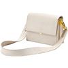 JW PEI Mini Flap Borsa A Tracolla Da Donna - Ivory Lucertola