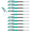 Edding 2185 - Rullo a inchiostro gel, colore: verde metallizzato, 10 penne da 0,7 mm, per scrivere, disegnare, mandala, bullet Journals