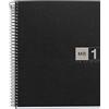 Miquelrius - Quaderno A5, 80 Fogli in 1 colore, Carta 70 g/m², Quadretti 5 mm, Copertina in polipropilene 0,8 mm, Spirale 360°, 2 fori, Prodotto in Spagna, Notebook The Original, Grigio