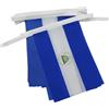 AZ FLAG Ghirlanda 6 Metri 20 Bandiere Nicaragua 21x15cm, Bandiera Nicaraguense 15 x 21 cm - Festone Bandierine