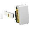 Vimar Plana 0T14004 Deviatore 1P 10 AX 250 V~, 5 pezzi, illuminabile (unità di segnalazione non fornita), tasto sostituibile & 0R14004 Plana Deviatore Elettrico illuminabile 1P 10AX Bianco, 1 Pezzo