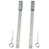 Alberts 901622 Protezione anti-effrazione per griglie, ferro piatto 20 x 2,5 mm, lunghezza 300 mm