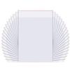 KnR Harmony Sacchetti di cellophane autoadesivi, grandi, 100 pezzi, 28 x 36 cm, trasparenti con chiusura adesiva, sacchetti in cellophane in OPP, 50 µm per stampe, riviste, artigianato, abbigliamento, maglietta