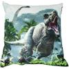 Theonoi Federa per cuscino per bambini senza imbottitura, senza cuscino, in cotone, diversi motivi (dinosauri)
