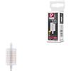 Paulmann 28836 - Lampadina LED a forma di barra da 10 W, dimmerabile, 2700 K, R7s, colore: Bianco