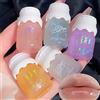 Mrettick 5 colori Shimmer Lip Gloss Set Mrettick Hydrating Lip Glow Oil Cute Hydrating Colored Lip Transparent Balm Set