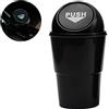 CGEAMDY Auto Mini Bidone Della Spazzatura di Plastica Bidone Della Spazzatura, Conservazione dei Rifiuti Automobilistici, Contenitore di Immondizi, Universale Impermeabile a Prova di Perdite (Nero)