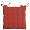 Stof - Cuscino per sedia - Dimensione 40 x 40 cm - 100% cotone - Colore terracotta - Modello Duo - Qualità eccezionale - Comodo ed elegante - Facile da pulire