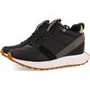 GIOSEPPO Sneakers Nere d'ispirazione retrò con Zeppa Interna per Donna noreuil
