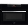 Electrolux Selezione Electrolux PI Microonde con grill KVMBE08X finitura Intuit vetro nero da 60 cm
