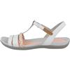 Clarks Tealite Grace, Sandali a Punta Aperta Donna, Bianco, 36 EU