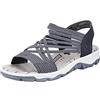 Rieker 68888, Sandali da Trekking Donna, Blu, 42 EU