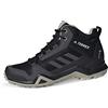 adidas Terrex AX3 Mid GORE-TEX Hiking, Sneakers Donna, Core Black/Dgh Solid Grey/Metal Grey, 38 EU