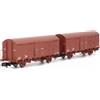 ARNOLD HN6520 RENFE SET 2 Carro chiuso J2 livrea rosso vagone Scala N 1/160